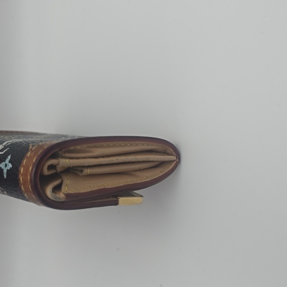 Louis Vuitton Mono Multicolor Porte Monnaie Plat Coin Wallet (VERY GOOD)COA✨️ - Picture 8 of 16